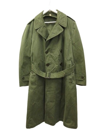 ヴィンテージ VINTAGE U.S.ARMY 米軍 M-1950 オーバーコート フィールドコート トレンチコート オリーブ M-SHORT
