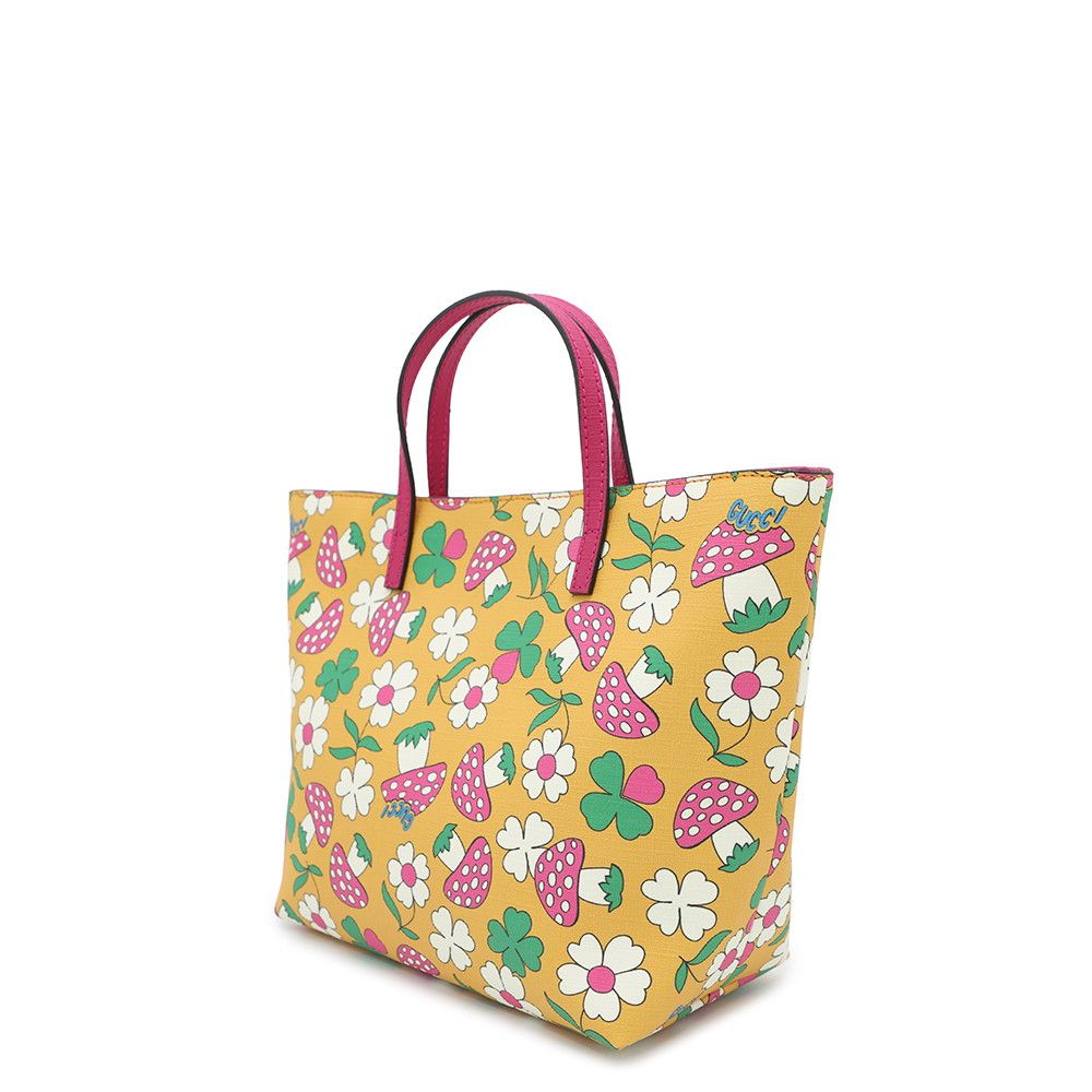 グッチ トートバッグ チルドレンズ キノコ柄 花柄 プリント 410812