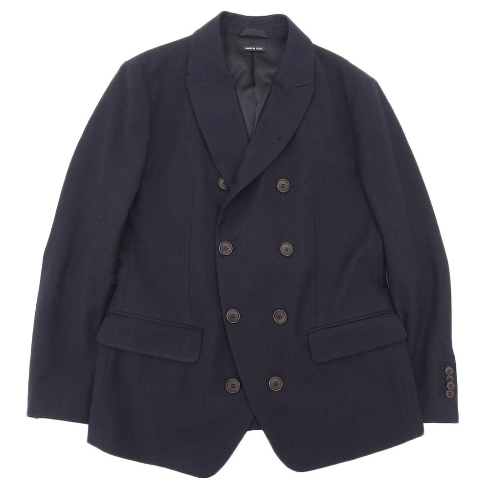 良品▲正規品 黒タグ 伊製 ジョルジオアルマーニ BORGO21 リネン×シルク シングル サマージャケット／テーラード オフホワイト 54　(4) 現行タグ GIORGIO ARMANI ジョルジオアルマーニ BORGO21 絹