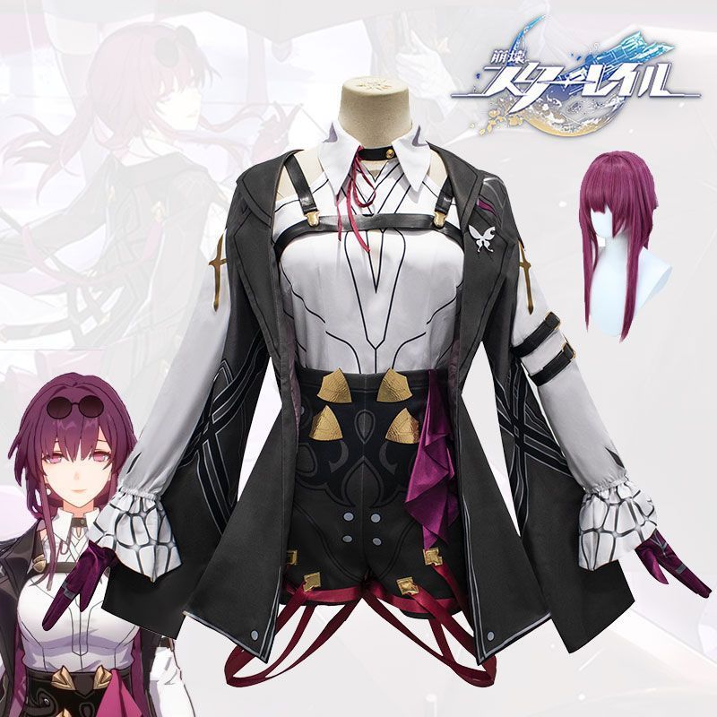 崩壊スターレイル　黒塔コスプレ服とウイング