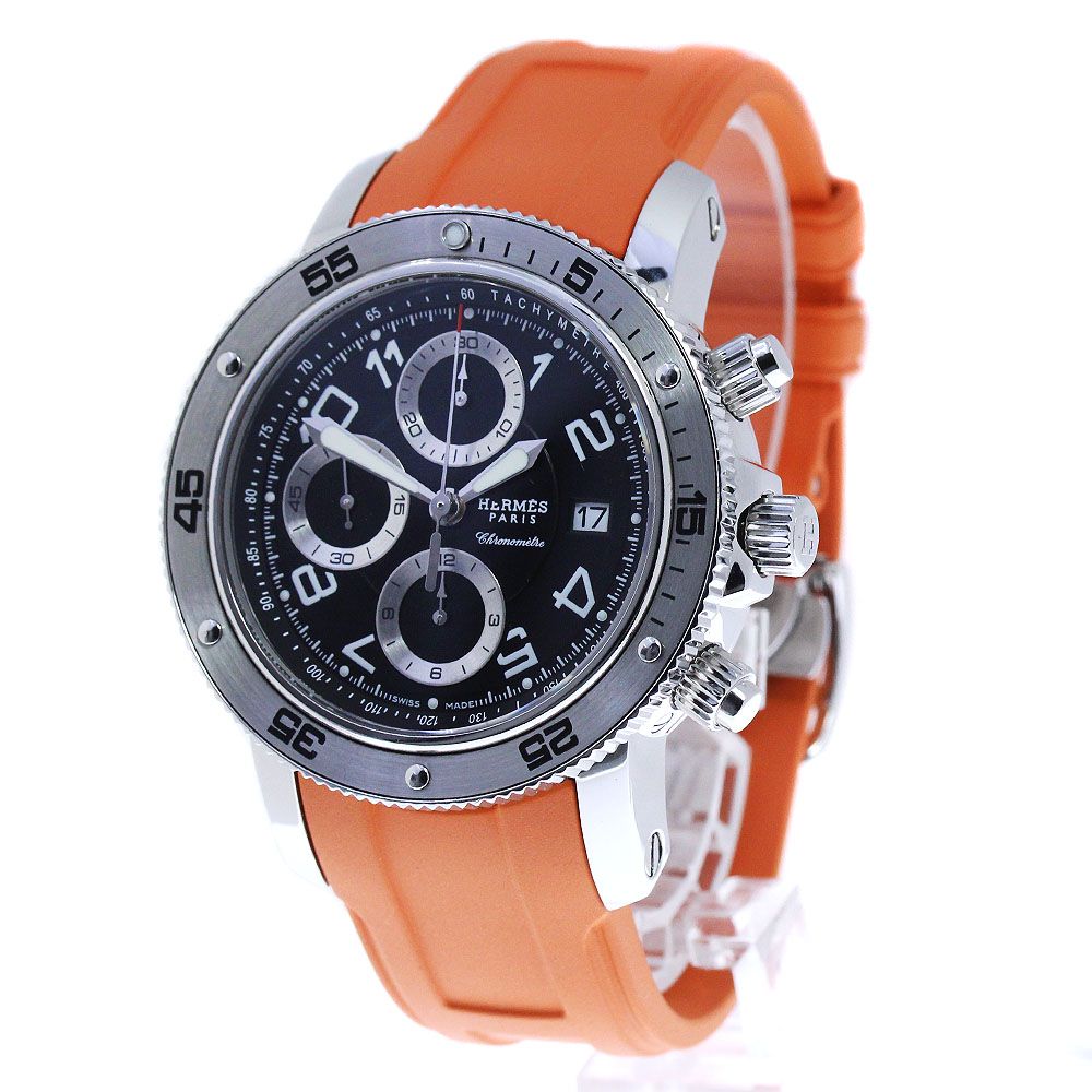 エルメス HERMES CP2.910 クリッパーダイバークロノ デイト 自動