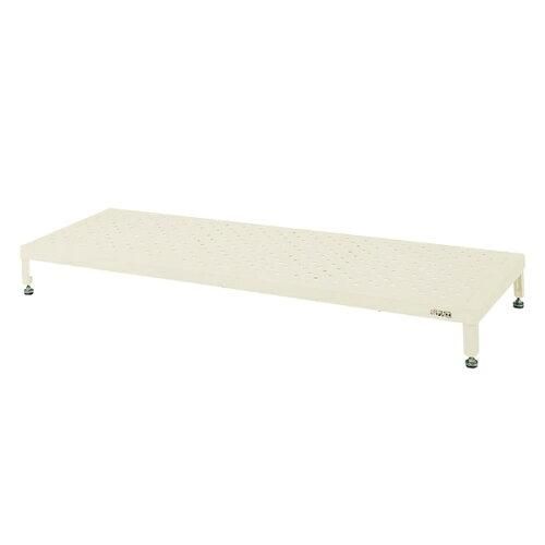 【新品・5営業日で発送】サカエ 足踏台高床用 1200×600×180mm アイボリー 防振アジャスター付 JA-1260NI (2230993)