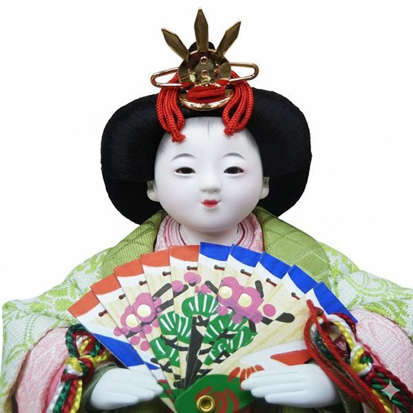 嘉祥作 小芥子おぼこ雛 モカ塗 月形円型親王飾り USTAUSTRALIA_COM_AU