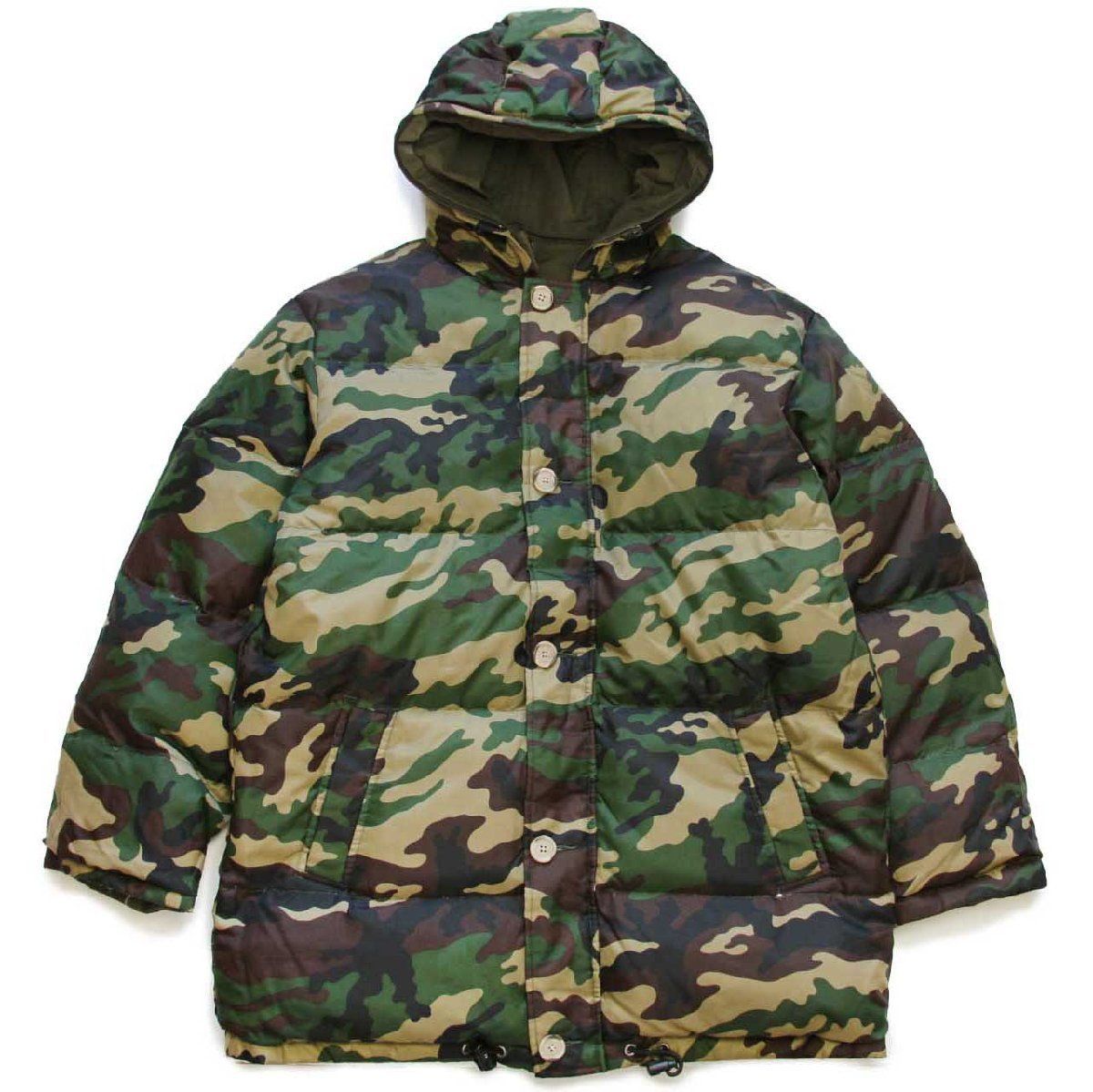 美品】WOOLRICH ウールリッチ ダウンジャケット 迷彩柄 US M
