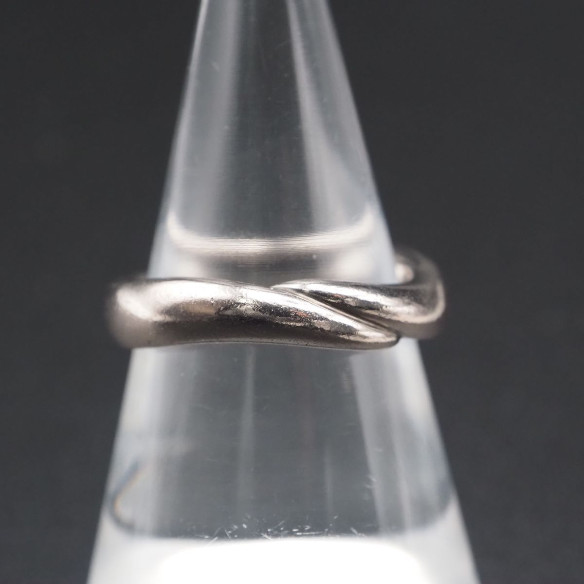 G939 ヴィンテージ PINK SILVER刻印 リング デザイン シルバー 指輪 11