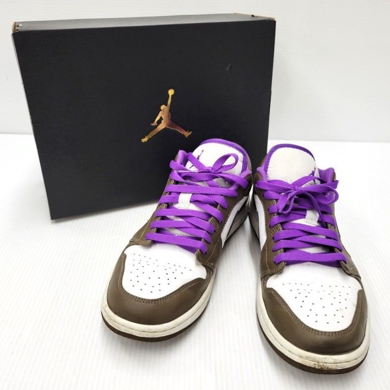 メンズ NIKE ナイキ AIR JORDAN 1 LOW 553558-215 エアジョーダン 1 ロー スニーカー シューズ 靴 160-250329-ay-08-IZU