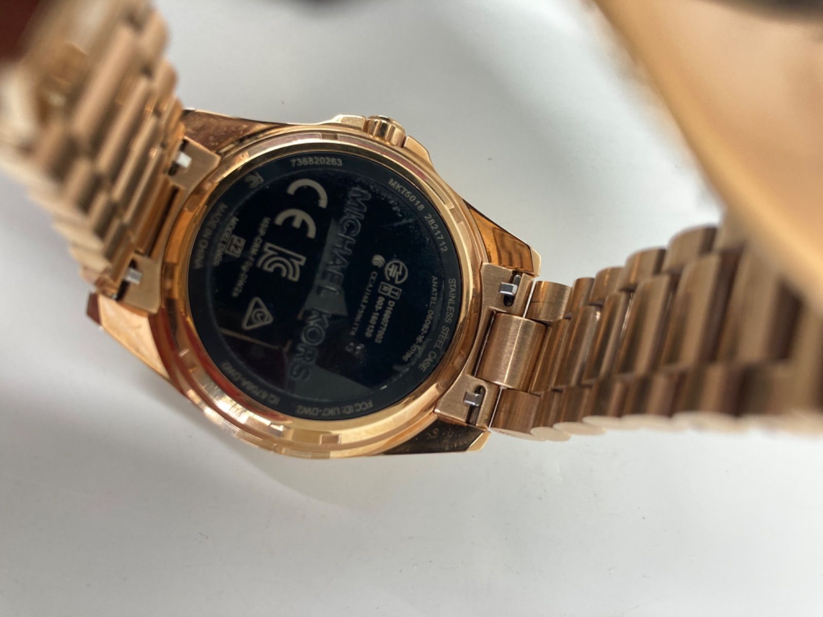 ＋ マイケルコース Michael Kors 腕時計/レディース MKT5018 BRADSHAW ブラッドショゴールド スマートウォッチ 通電未確認 充電器無し  【時計】【3】