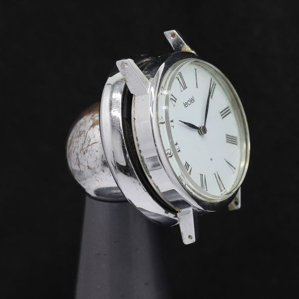 ルシエル 手巻き 8000-1121 H アンティーク ローマン ラウンド 白文字盤 メンズ腕時計 Stu
