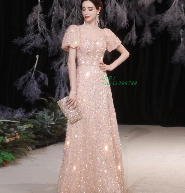 ロングドレス 演奏会用 パーティードレス 結婚式 ドレス ステージドレス 20代30代40代 発表会 コー合唱衣装 成人式 大人 マキシ丈 ピアノ am5a396788