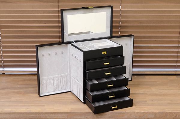 【アウトレット】ジュエリーボックスDX　BK/BR/IV ジュエリーボックスDXBK/BR/IV