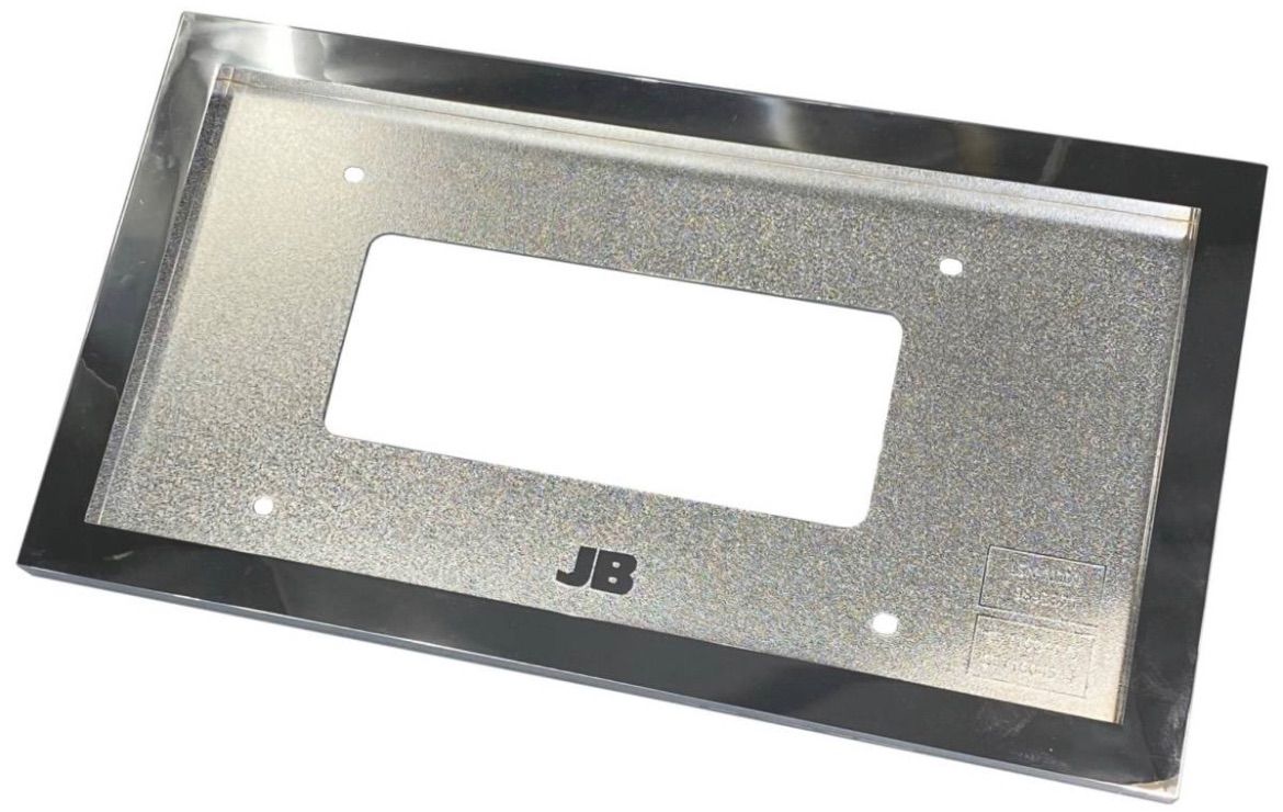 大型用ナンバー枠　星型　大阪 JB 大型 メッキナンバー枠 LSN-N001 角型 ナンバーフレーム