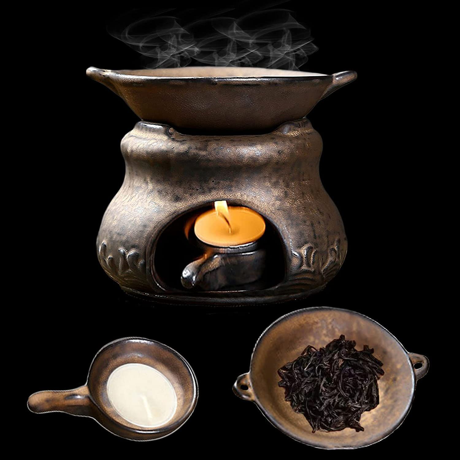 2021特集 新品 茶香炉 陶器茶香炉 茶こうろ 茶 インテリア お祝い最 プレゼント 茶香炉 陶器茶香炉 アロマ炉 茶こうろ お茶 陶芸 
