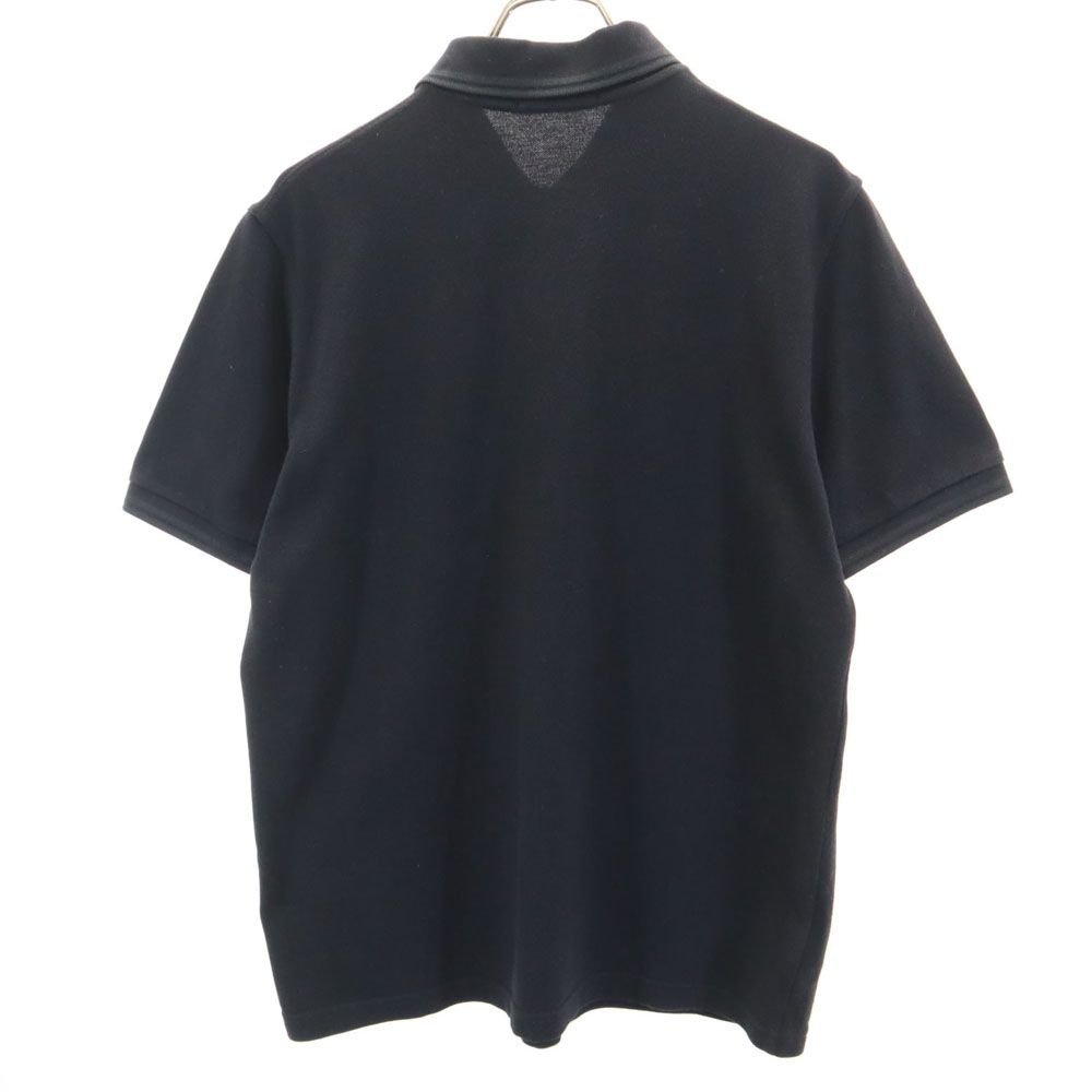 イングランド製 FRED PERRY フレッドペリー半袖鹿の子ポロシャツ黒　42 FRED PERRY - 古着 FRED PERRY フレッドペリー イングランド製