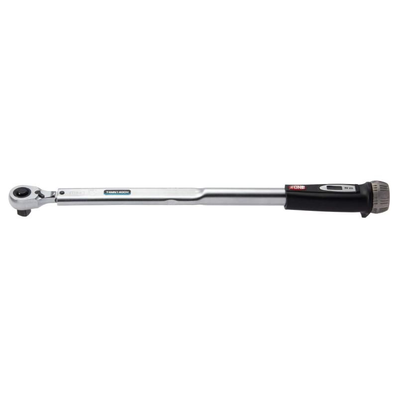 トネ TONE プレセット形トルクレンチ ダイレクトセット コンパクトヘッドタイプ T4MN140CH-QL 差込角12.7mm 1|2-quot- ブラック 140N m