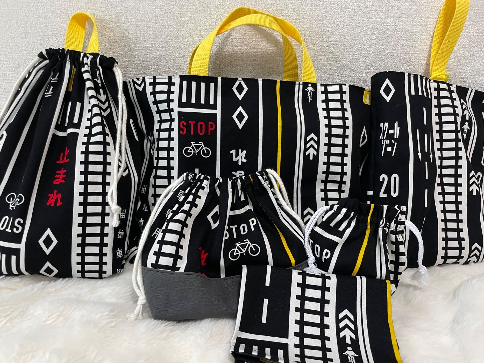 レッスンバック他6点セット 男の子 入園 入学 6点セット レッスンバッグ 入学準備 女の子 男の子 入園