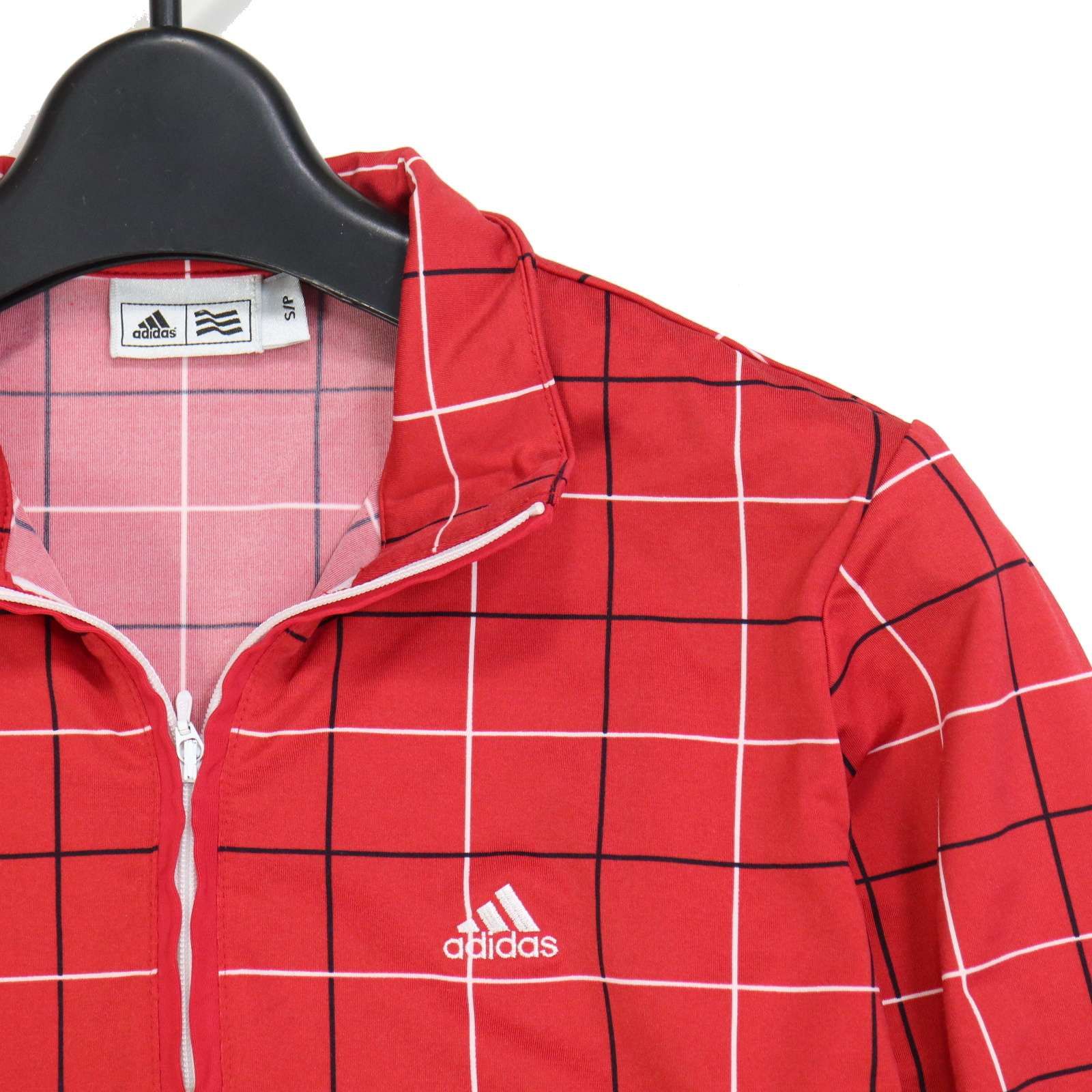 adidas GOLF アディダス ゴルフ 通年 チェック柄♪ 長袖 ハーフ