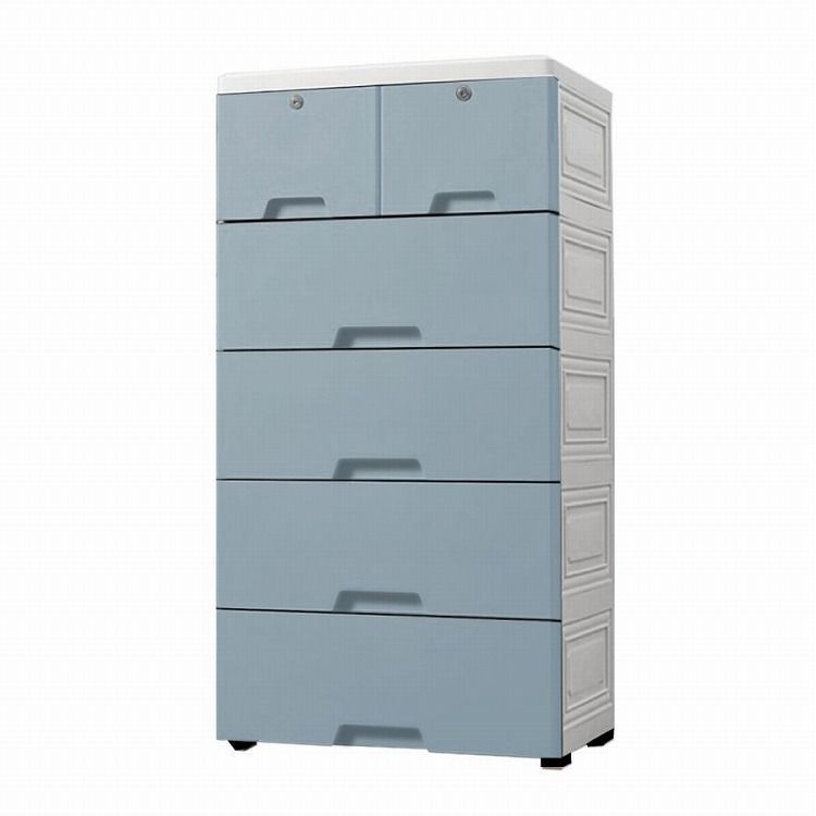 収納ボックス5段鍵つきタンスケース衣類収納ケース衣装リビングチェストチェストランドリー引き出しプラスチック組立式整理