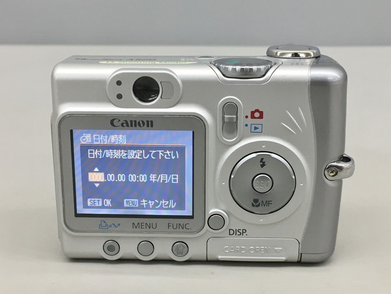 コンパクトデジタルカメラ PowerShot A520 PC1106 キヤノン CANON 電池