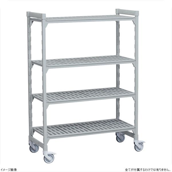 【新品】６１０ベンチ移動カムシェルビングセット １８２０×Ｈ１９１０ ４段