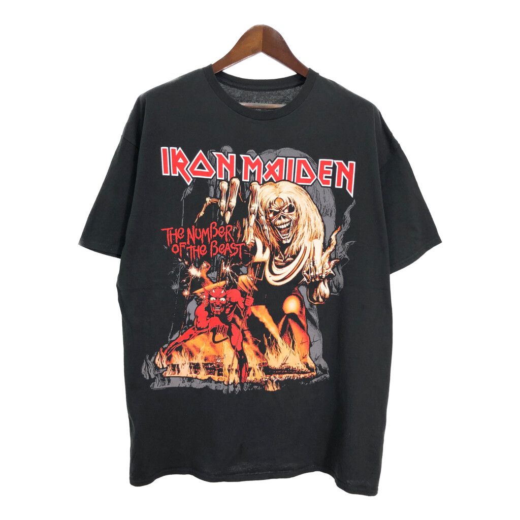 IRONMAIDEN アイアンメイデン バンド T シャツ ユーズド IRON MAIDEN アイアンメイデン バンドTシャツ バンT メンズM相当