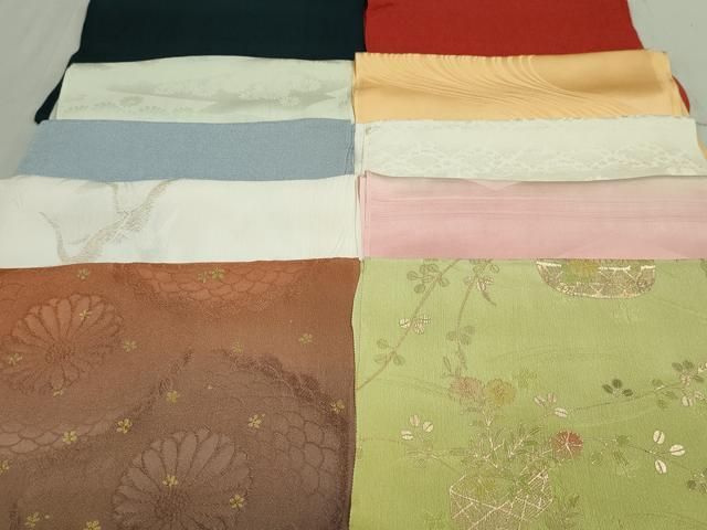 平和屋着物 和装小物 帯揚げ10枚セット 正絹 DAAV8214by