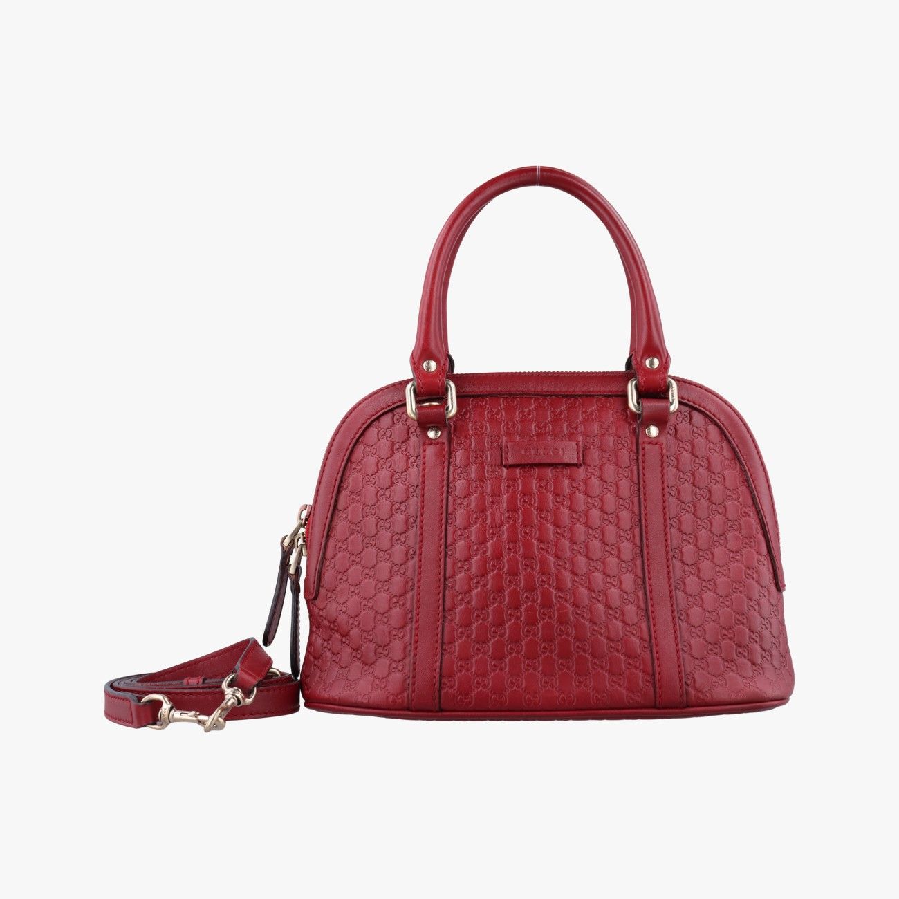 グッチGucciマイクログッチシマ レッド レザー 449654 C023849743