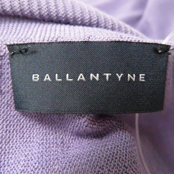 美品 BALLANTYNE バランタイン ニット パープル系 42 コットン100％ チュニック トップス AM2650A10