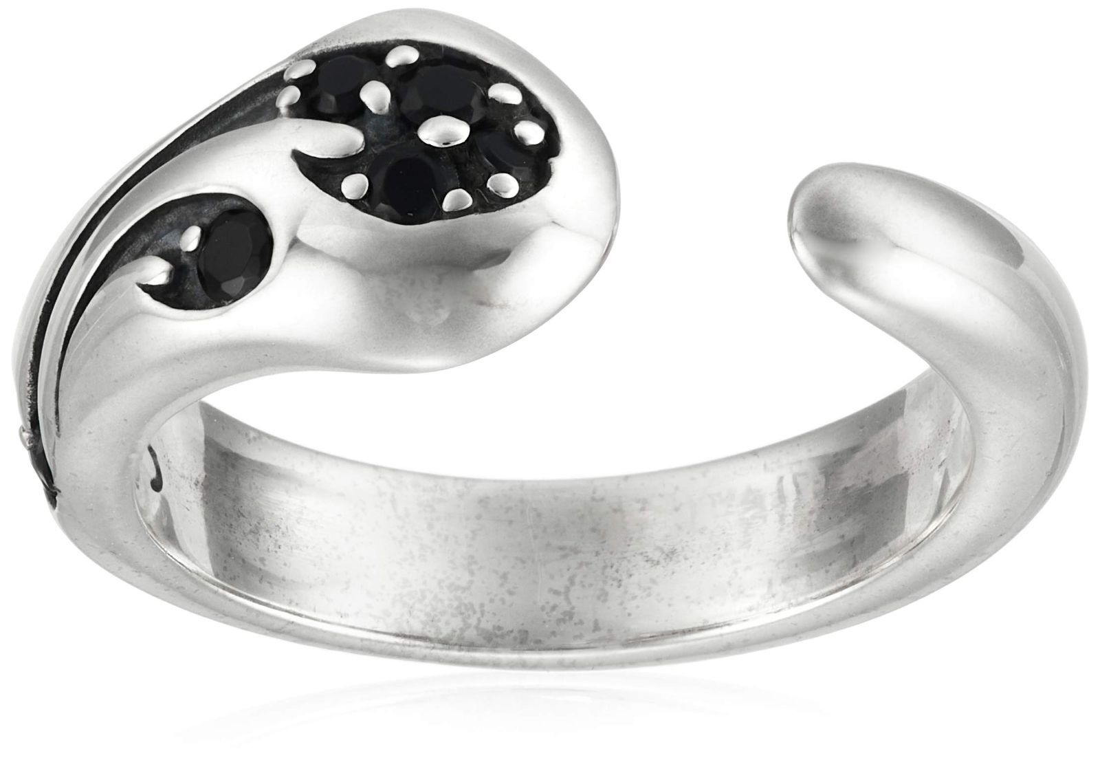 在庫処分 STYLE ブラックジルコニア スムースライン シルバーリング フリースタイル FSR709-BKCZ 日本サイズ13号