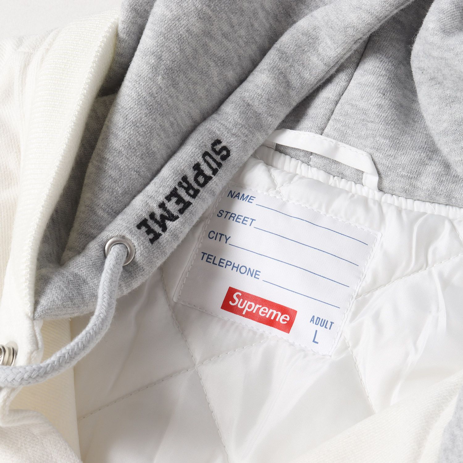 Supreme 22SS ビッグロゴ フードつき アウター ブルゾン ブランド