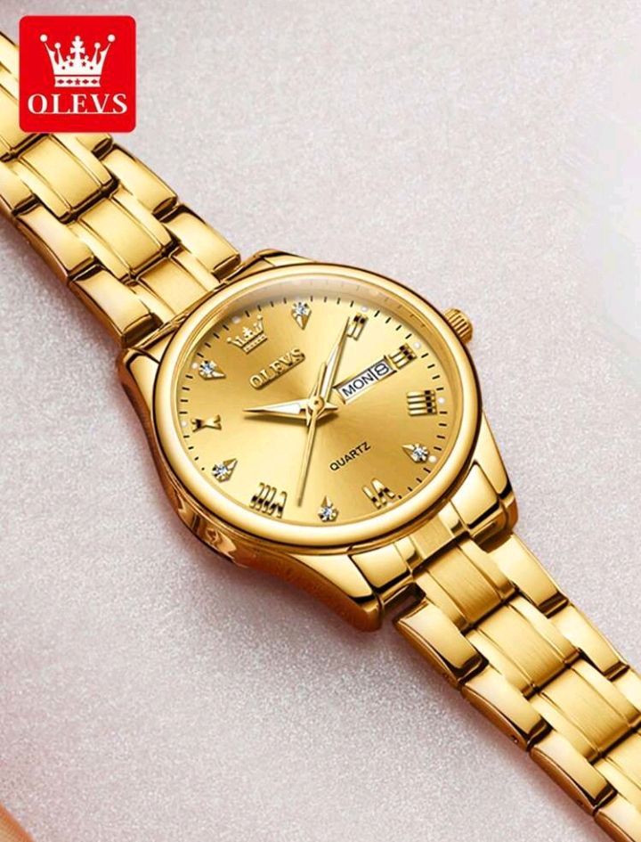 OLEVS レディース腕時計、レディース オリジナルダイヤモンド腕時計