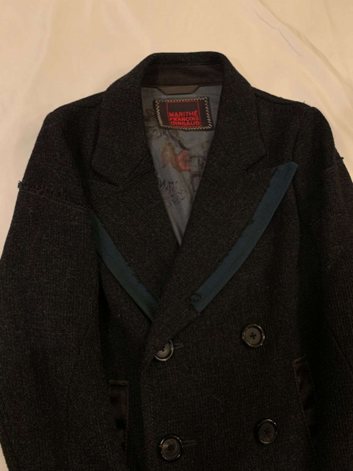 Marithe Francois Girbaud Design Wool Jacket マリテフランソワ