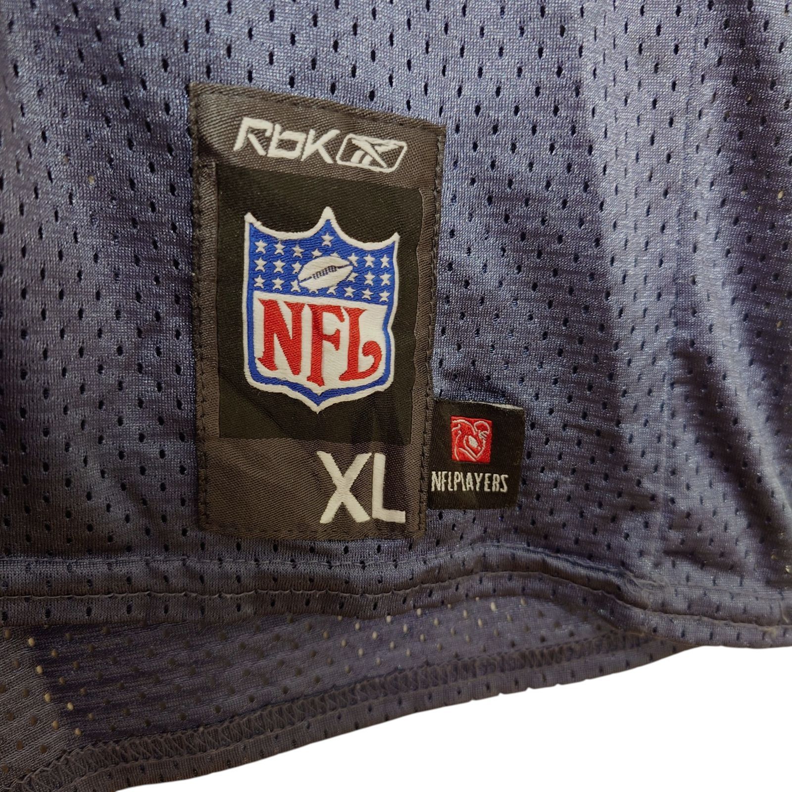 Champion製 NFL シアトル・シーホークス ゲームシャツ NFL ゲームシャツ シアトルシーホークス 半袖 プリントロゴ 紺