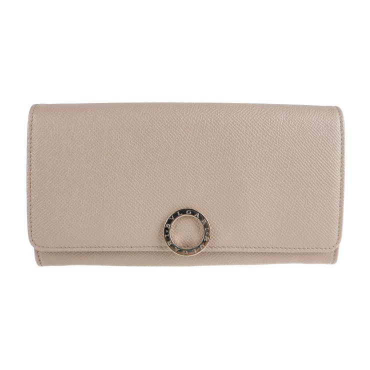 BVLGARI ブルガリ 長財布 286307 レザー ベージュ ブルガリブルガリ 2 