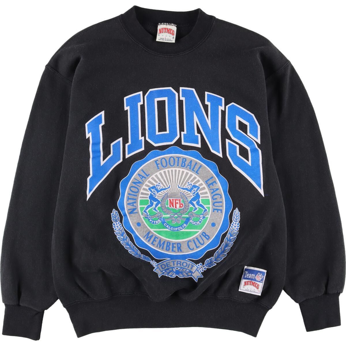 古着 90年代 NUTMEG NFL DETROIT LIONS デトロイトライオンズ プリント 