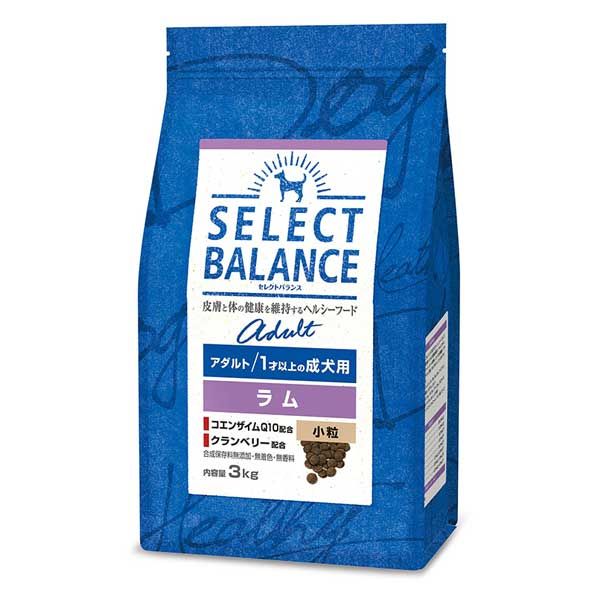 同梱不可 4個セット ベッツ チョイス ジャパン セレクトバランス アダルト ラム 小粒 1才以上 成犬用 3kg