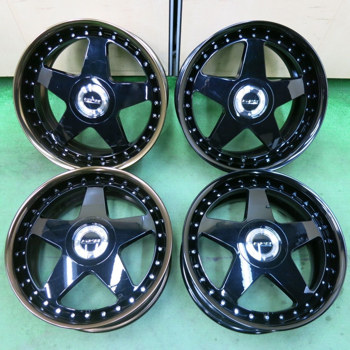 激 デモ品 WORK AIMGAIN GVS GV S ホイール 19インチ 19 8 5 J 9 エイムゲイン PCD 100 H ホ