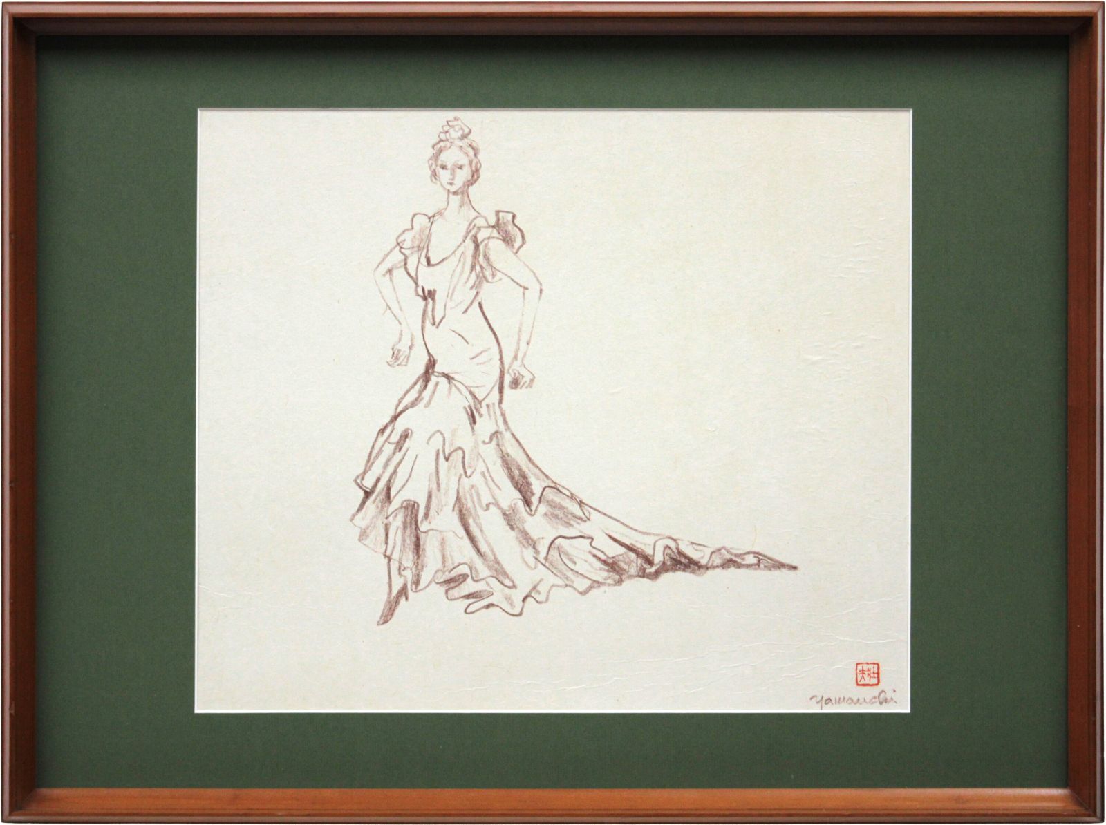 山内壮夫 「フラメンコ」 デッサン画 絵画 山内壮夫 「フラメンコ」 デッサン画 絵画 - メルカリ