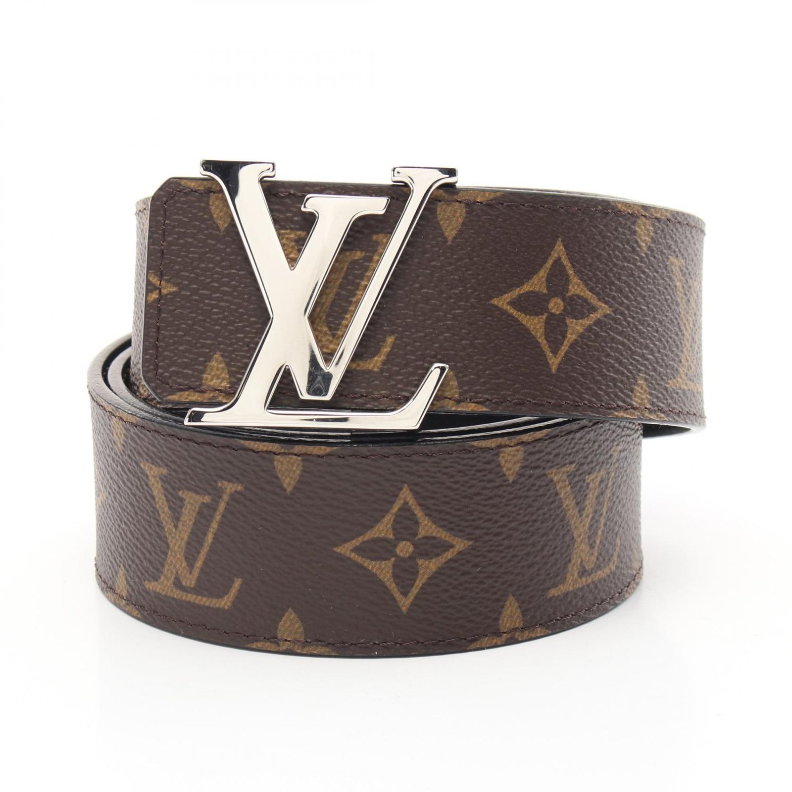 買蔵/1円～/美品 ルイヴィトン サンチュール LV スタンプ ブラウン ゴールド ノマド M6895Q レディース メンズ バックル バンド 茶 金 hutl LOUIS ファッション ルイヴィトン ベルト