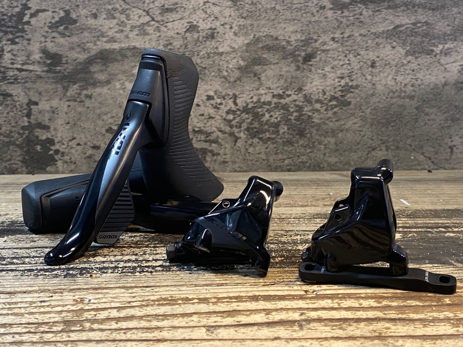 JJ209 スラム SRAM RIVAL eTap AXS D1 ブレーキ レバー セット2x12S 補修跡
