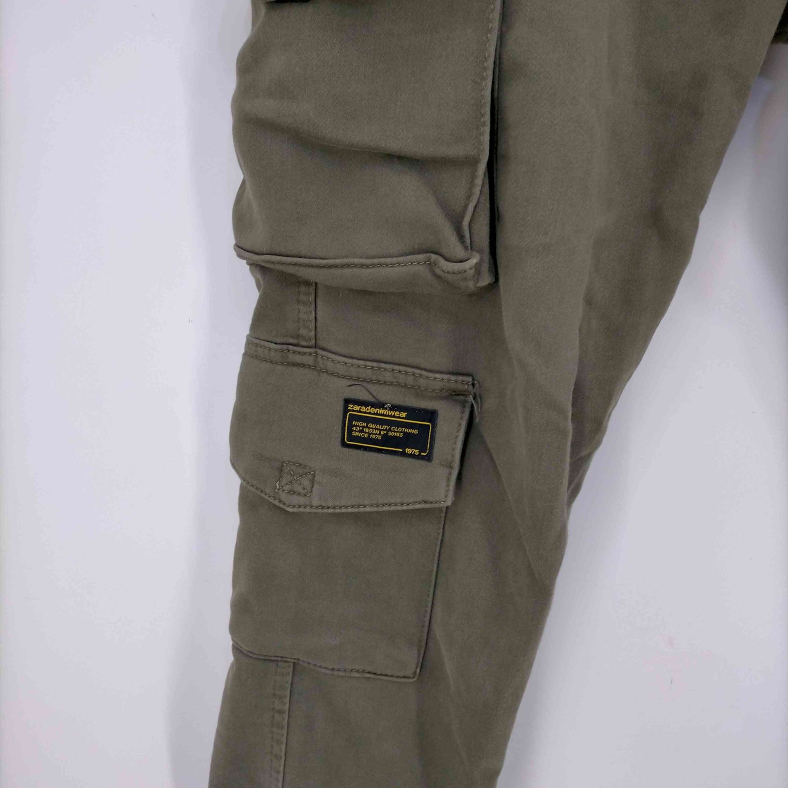 ザラ ZARA ソフトデニムカーゴパンツ メンズ import：L - メルカリ