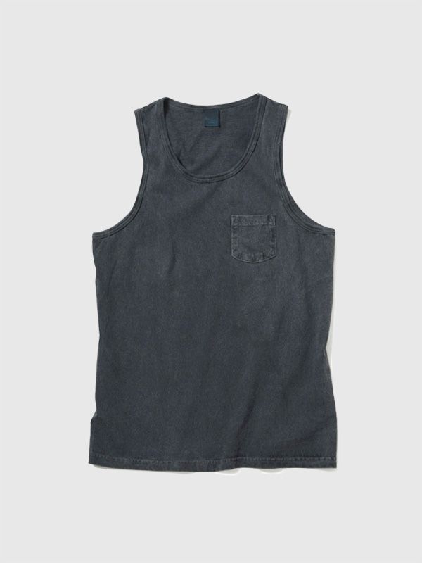 Good On グッドオン タンクトップ メンズ 綿 100％ シンプル ポケット付き 5.5 oz Jersey 5.5oz Jersey 丸胴 アメリカ綿 日本製 トップス インナー 経年変化 アメカジ サーフ スケーター GOST-1104