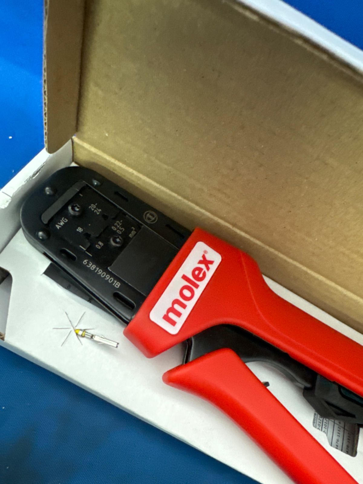 モレックス molex 圧着工具 63819-0800 美品 モレックス molex 圧着工具 63819-0800 美品
