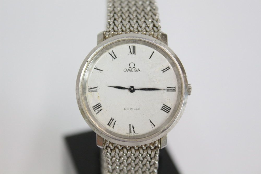 ●OMEGA DE VILLE オメガ デビル メンズ 手巻き ラウンド 腕時計 ジャンク