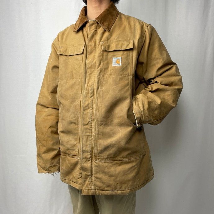 80年代 USA製 Carhartt カーハート ダック地 トラディショナルコート ...