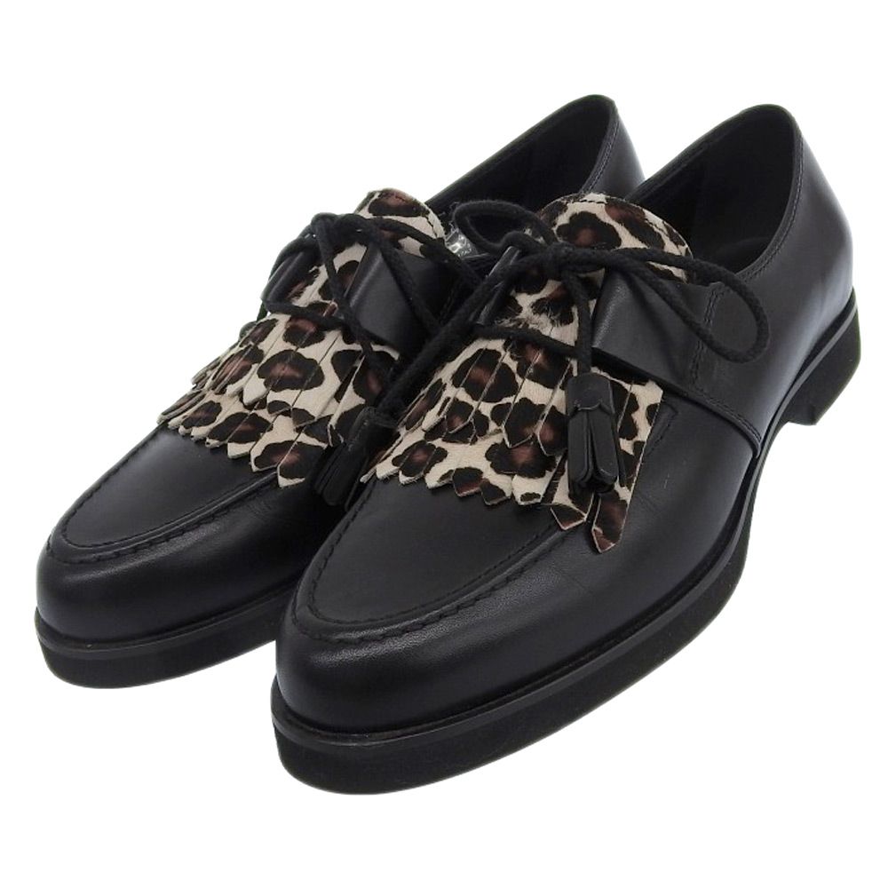 TOD'S トッズ 新品同様 レオパード ローファー シューズ