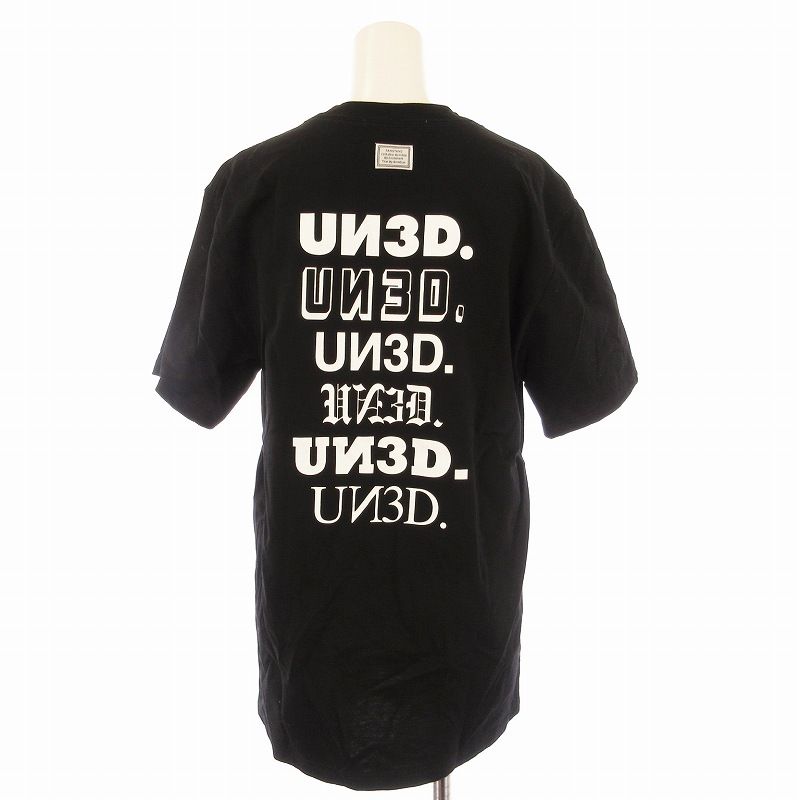 UN3D アンスリード　半袖ロゴTシャツ UN3D. - UN3D. アンスリード Tシャツ・カットソー XXL 黒 【古着