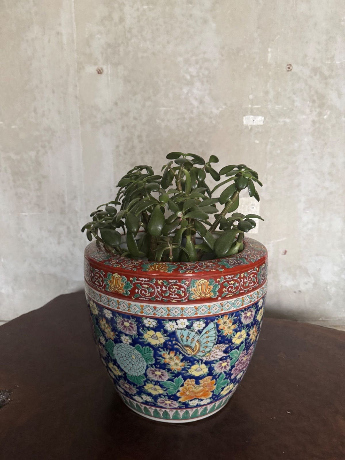 有田焼 十錦手火鉢