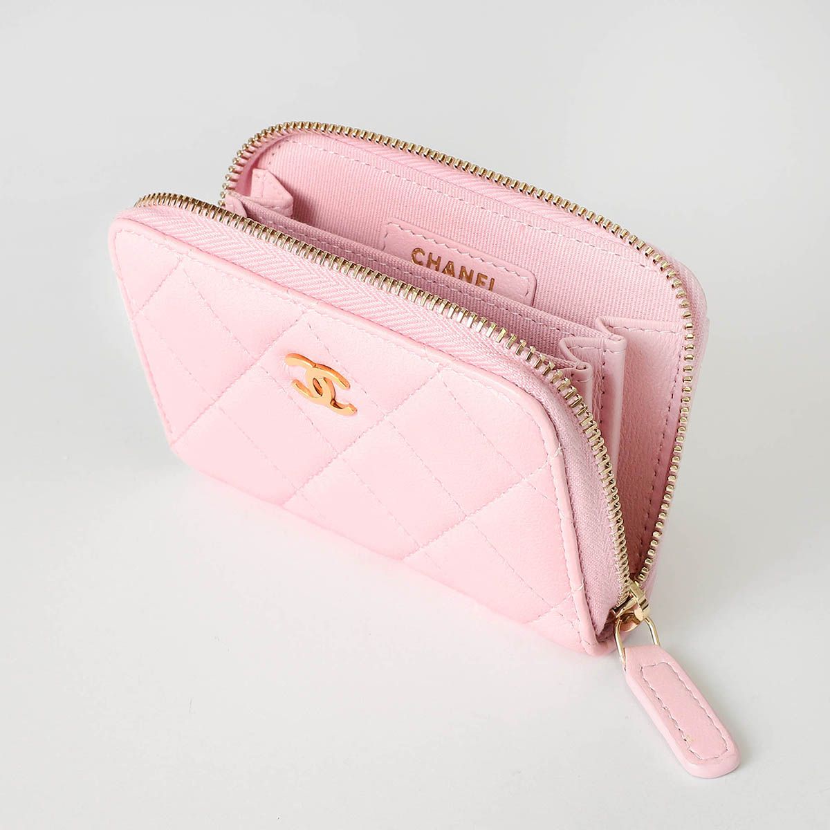CHANEL ピンク ケース 新品 シャネル CHANEL コインケース CLASSIC ZIP COIN PURSE ピンク