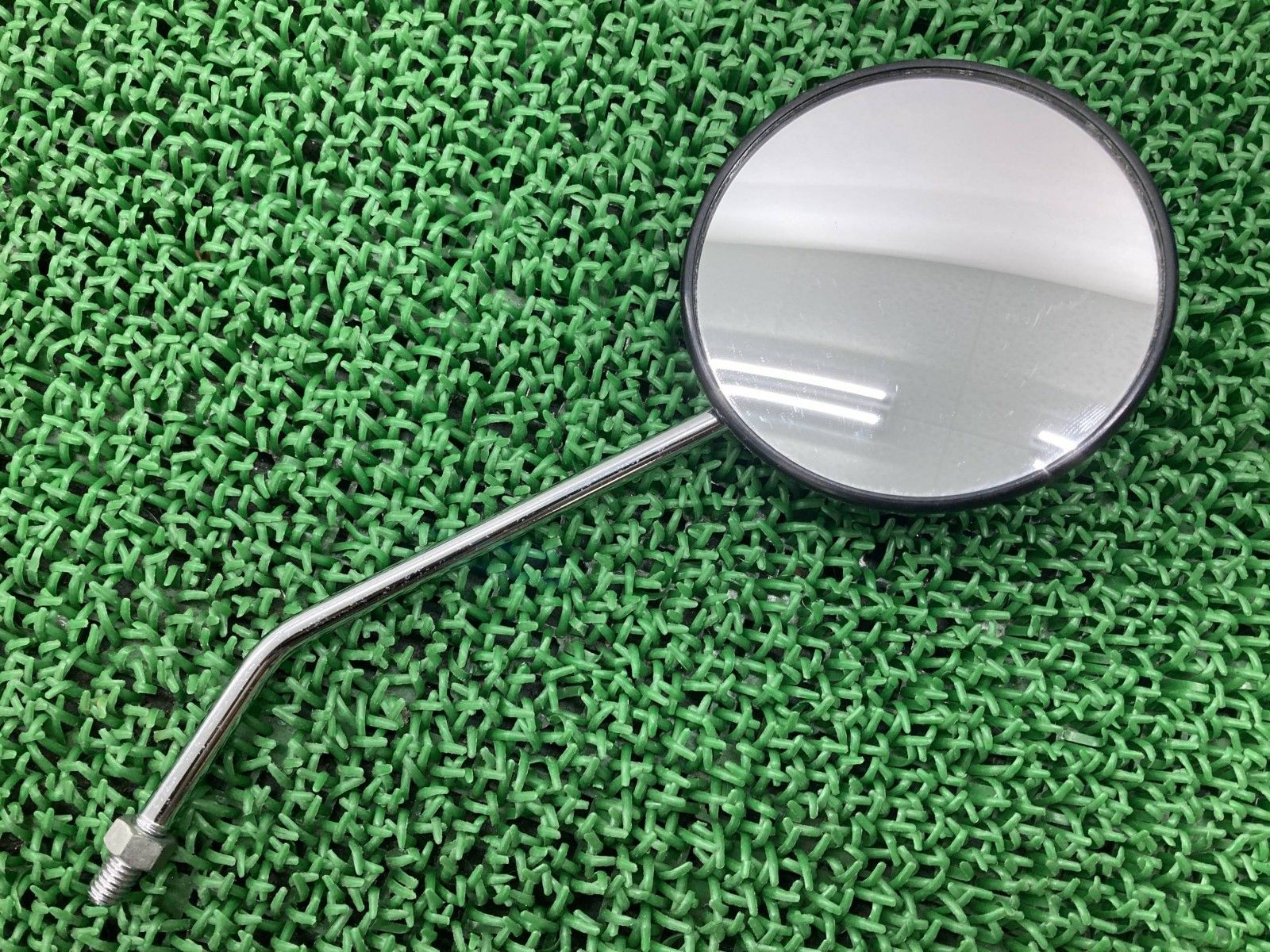 ジョグ ミラー 右 ヤマハ 純正 バイク 部品 27V 逆8mm 初期型 音叉マーク コンディション良好 車検 Genuine gF BRIGHTFACE_UK