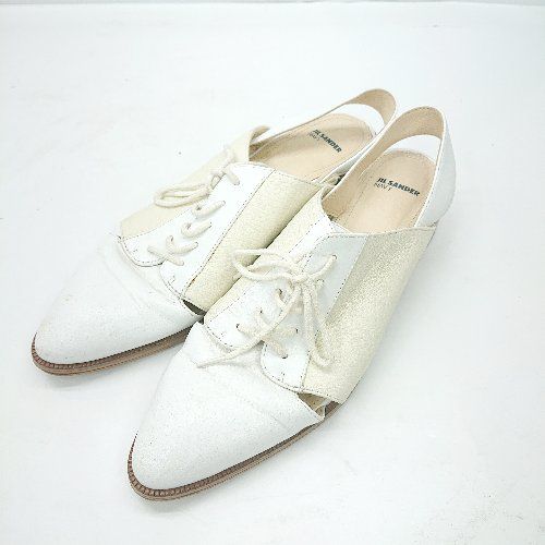 ◇ Θ JIL SANDER ジルサンダー レースアップ ミュールサンダル サイズ